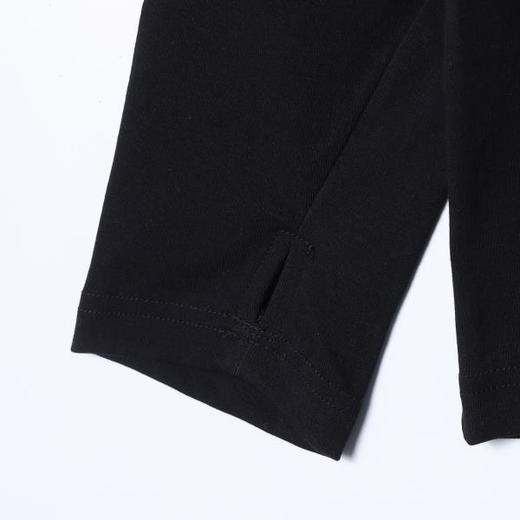 T5052SDSA男士秋冬新款痞帅男装美式撞色手绘字母印花立领长袖T恤百搭 商品图3