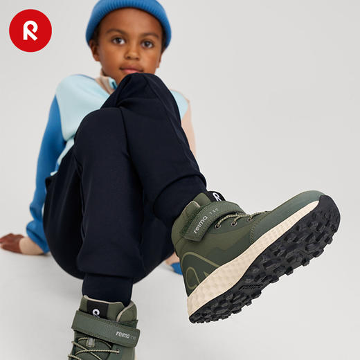 芬兰reima男女儿童大童吸湿速干束脚长裤子秋款太空棉弹力运动裤 商品图0