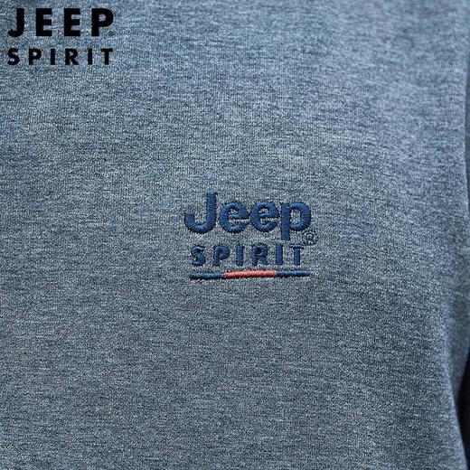 JEEP SPIRIT  秋冬款男士圆领带扣时尚卫衣打底衫 SS7285新款 商品图4
