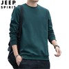 JEEP SPIRIT舒适圆领卫衣男士宽松潮流纯色长袖上衣HL7195新 商品缩略图1