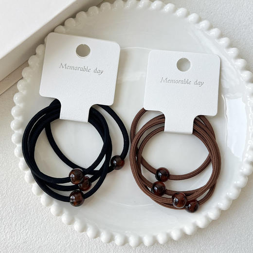 韩版高弹力扎头发圆珠皮筋（4根）-纪念日百货门店同款167747608 商品图3