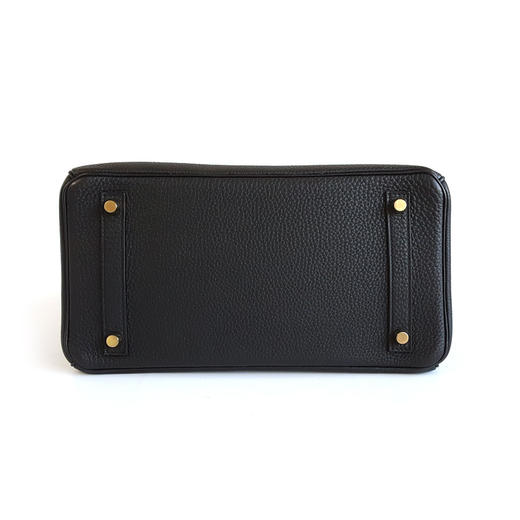 【98新闲置】Hermes爱马仕Birkin黑金Togo皮Birkin 30铂金包手提包女士191125NJS16 商品图5