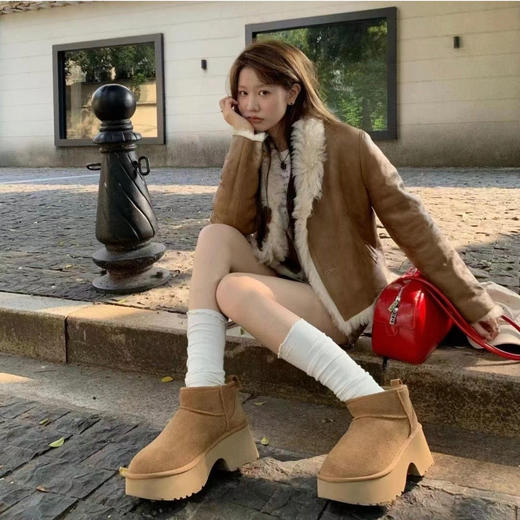 UG&G厚底人鱼羊毛雪地靴 商品图11