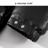 a minimal club复古100%绵羊皮革90鹅绒羽绒服立领短款AM5ADJ03 商品缩略图4