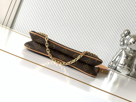 秋冬特惠💰1080 渠道级LV【全钢五金 变码芯片】te级LV 全套包装 M83008老花 Liv Pochette 手袋 商品图3