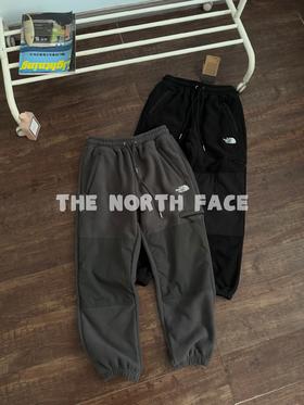 北面户外工装多口袋POLARTEC摇粒绒超保暖加绒长裤