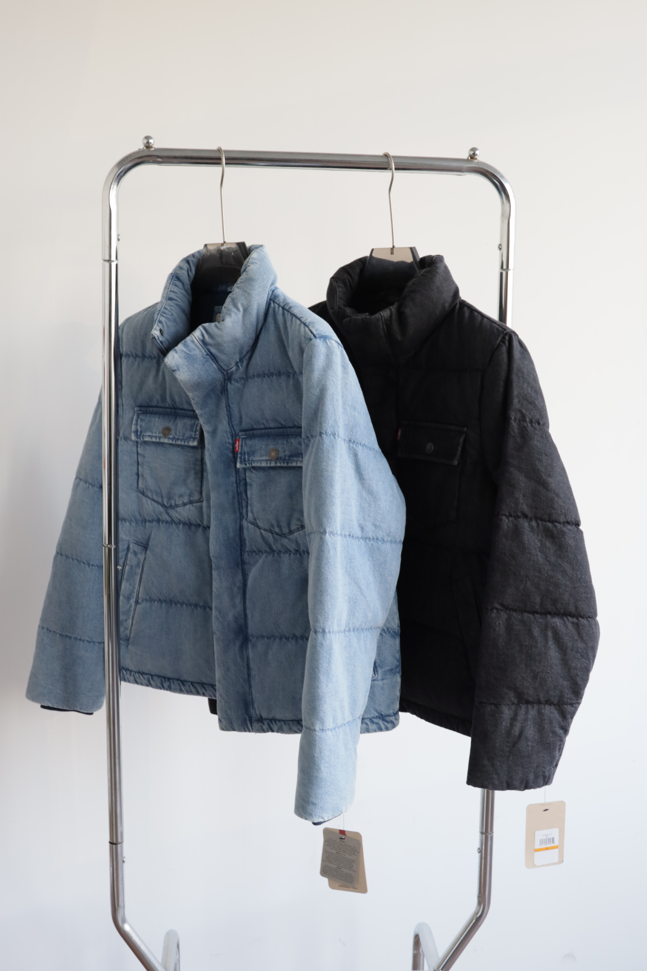 L.V.S 出口美单元单 秋冬美式复古水洗单宁厚棉服 MF029