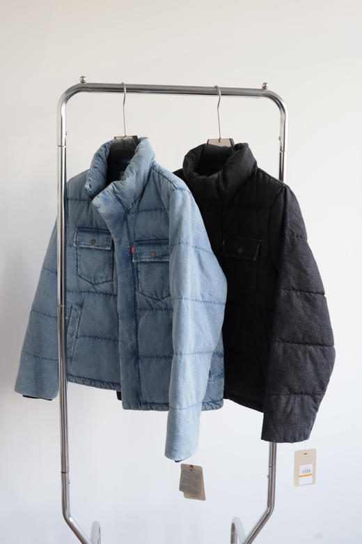 L.V.S 出口美单元单 秋冬美式复古水洗单宁厚棉服 MF029 商品图0