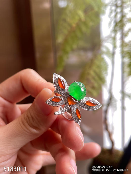 5183011，蝴蝶戒指。具体价格微信咨询 商品图3