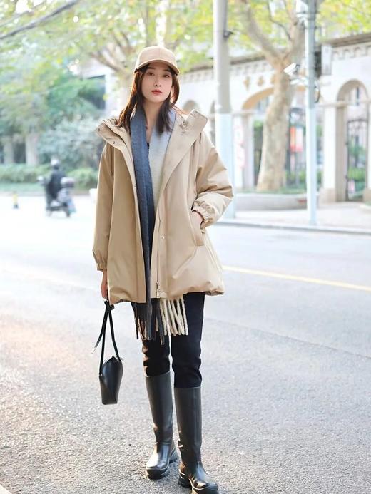 【高品质私服】【IC丝羊毛平纹布羽绒服】宽松廓形 包容身材 易于叠穿【无标出货 介意慎拍】 商品图4