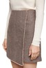 LNNNS 棕色人字纹信封裙 16064 商品缩略图1