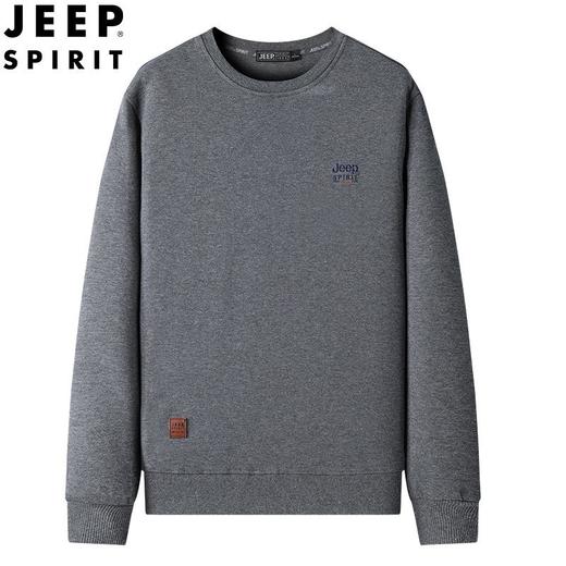 JEEP SPIRIT春秋圆领长袖T恤男运动宽松卫衣男潮牌7151新款（主推） 商品图0
