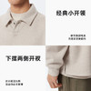 CHINISM赤尘 easy系列 仿毛织POLO领卫衣男秋季套头磨毛翻领上衣 商品缩略图4