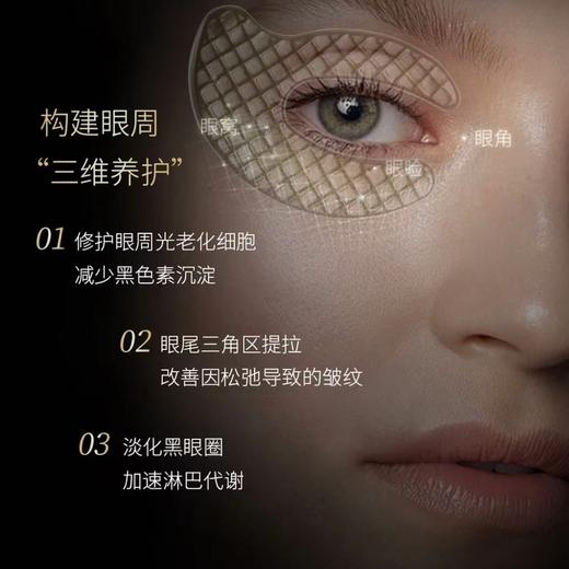 处理！！SIYONQUA黑蜂肽复活草御龄奢养淡纹眼膜5对*盒 商品图1