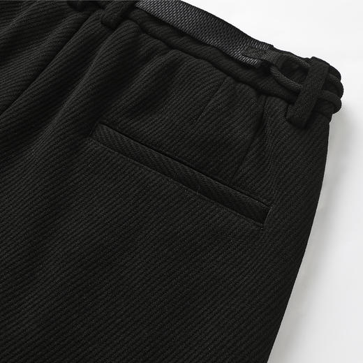 2025春新款男士休闲裤简约纯色锥形裤腰带设计百搭通勤长裤男K&C 商品图7