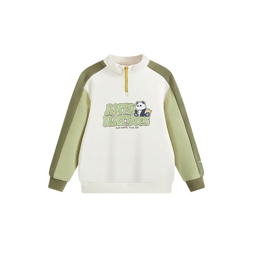 超级安踏姜阳暖暖衣 | 儿童加绒卫衣秋冬保暖针织上衣372549707U 商品图0