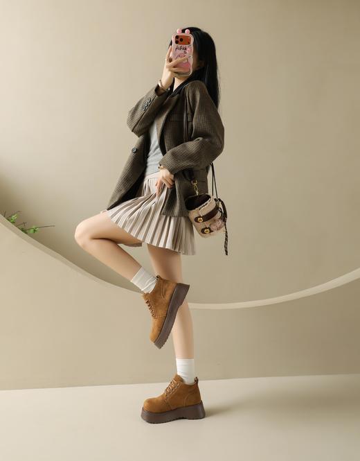 霸屏靴非它莫属‼️【透梦-英伦风复古马丁靴】好穿🥾复古氛围感拉满值😍穿出超模大长腿既视感 单款/加绒款/长筒款三款超级舒服好穿‼️上脚显高显瘦显身材 商品图5