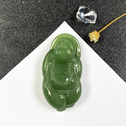 碧玉挂件-弥勒佛 商品图0