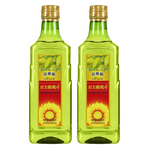 贝蒂斯双尖橄榄+葵花油600ml*2礼盒 商品图1