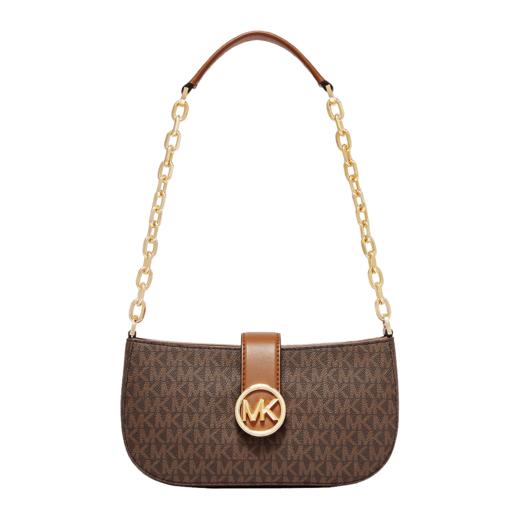 196163426952 迈克高仕MICHAEL KORS MK【品牌质保】Carmen小号老花链条单肩包【24*7*12cm】 商品图1