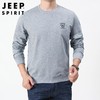JEEP SPIRIT春款长袖T恤男宽松大码男士卫衣休闲圆领 7604新款 商品缩略图4