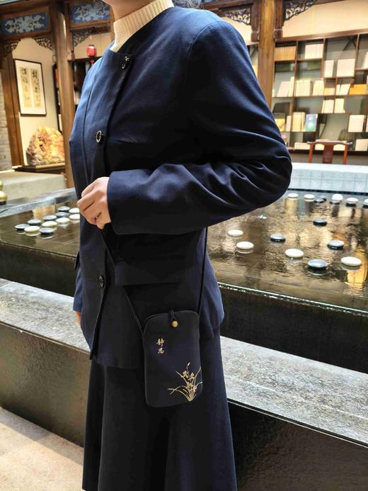 静思深蓝随身便携小挎包 商品图2