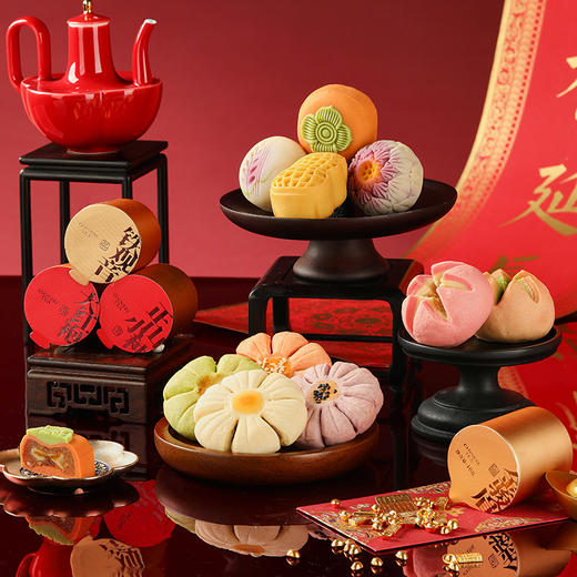 【云窗纳祥礼盒】悠享时2026春节年货礼盒装中式糕点过年走亲戚送礼品新年高端点心团购795g 商品图3