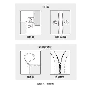 多喜爱家纺纯棉床上四件套 全棉双人被套床单床品套件1.8米床229*230cm 商品图2