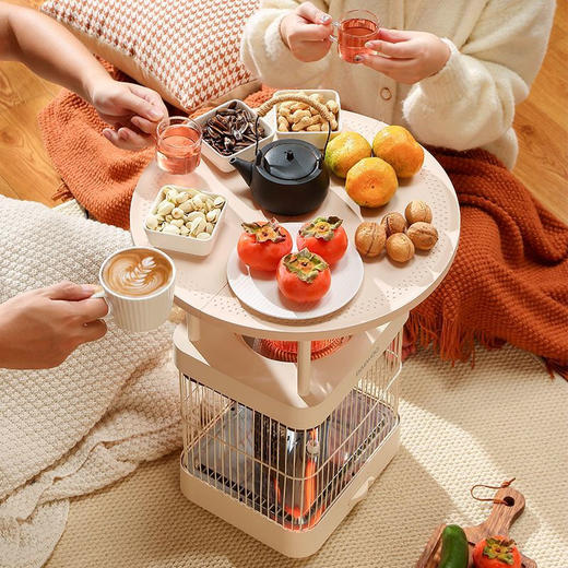 天冷必备🔥冬日围炉茶果飘香，暖茶暖物又暖心【大宇红外取暖器DY-QN16】超高氛围感🫖👍🏻360°无死角环绕式取暖，全屋均衡升温 商品图1