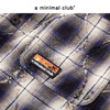 a minimal club美式高街100%棉格纹布棉服毛边菱格绗缝棉AM5APJ02 商品缩略图3