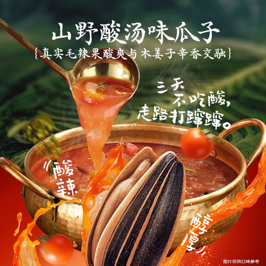 【长期集采】洽洽山野酸汤味/菌菇味/竹香味瓜子88g 商品图1