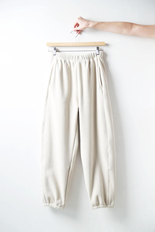 高克重加厚，500大克双面加绒卫裤。瑜伽训练小方标长裤女C112660 商品图4