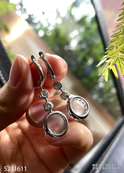 5211611，蛋面耳坠。具体价格微信咨询 商品图5