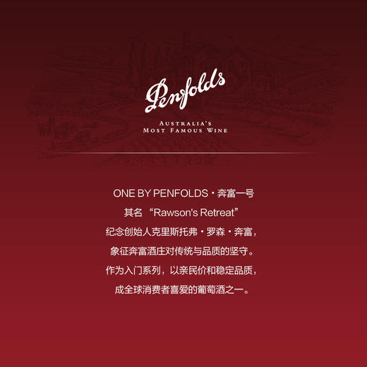 奔富(Penfolds)一号霞多利干白葡萄酒裸瓶旋盖750ml单支 澳洲原产【保税进口】 商品图4