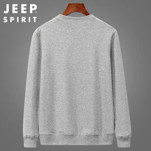 JEEP SPIRIT秋季上衣男圆领男宽松潮流卫衣男秋季休闲秋装HL6529 商品图3