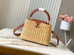 秋冬特惠💰1700 渠道级LV 新品 te级LV 全套包装 M11617/M48865棕色藤条竹篮