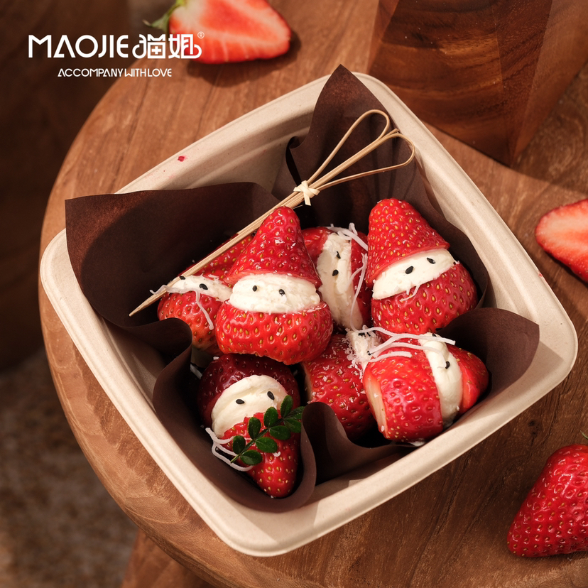 草莓冷萃酸奶夹
