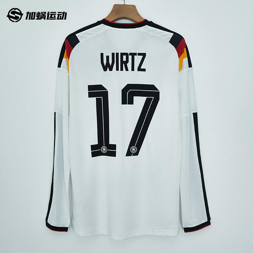 SFS阿迪达斯2026世界杯德国主场长袖球员版球衣足球服男 JM1336 商品图1