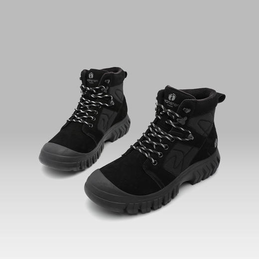 HANGTEN欢腾机能风男士保暖复古工装靴日常户外通勤高帮短靴B5221027RD
 商品图0