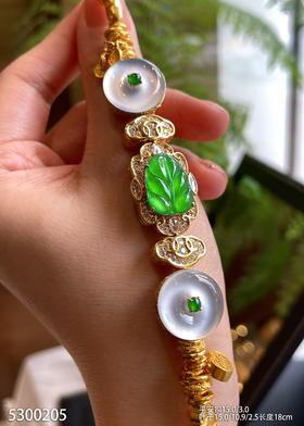 平安扣手链【5300205】具体价格微信咨询