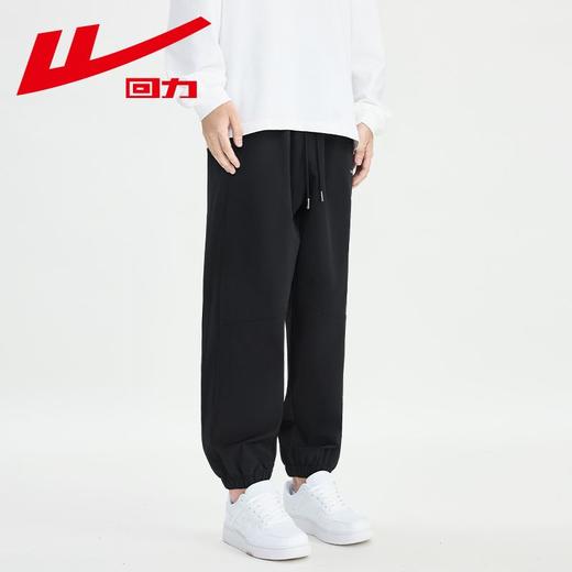 回力工装裤男2025春秋新款黑色束脚休闲裤潮流百搭运动宽松长裤子 商品图3