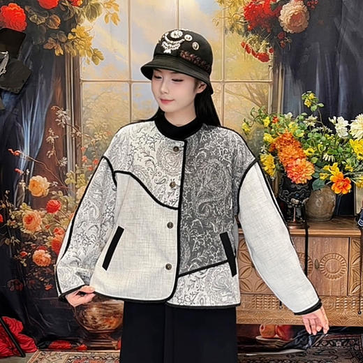 线游岚龙民族风拼接外套 | 现货加急发 商品图2