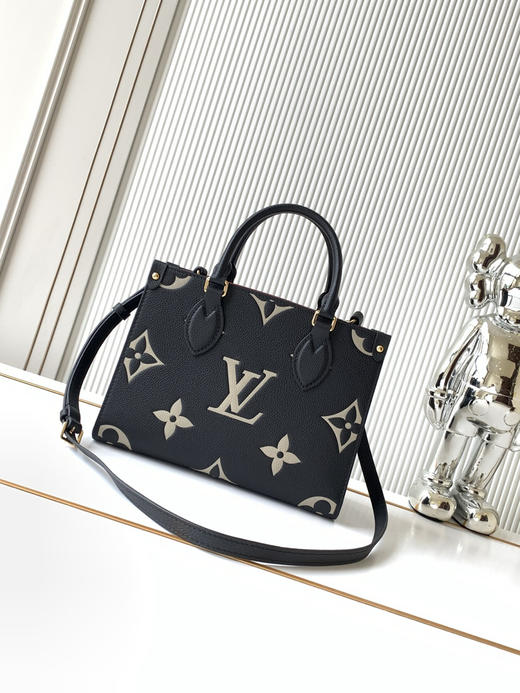 秋冬特惠💰1330 渠道级LV【全钢五金 变码芯片】te级LV 全套包装 M45659黑色压印 本款 OnTheGo小号手袋 商品图2