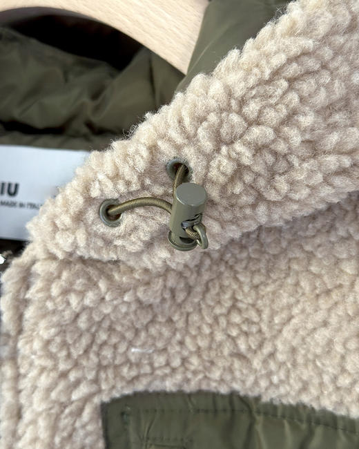 现货 THS-限时 miu家 女士泰迪羽绒夹克外套 科技面料加厚外套 BF1131 商品图7