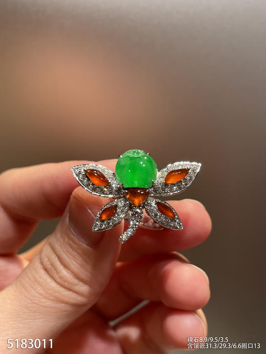 5183011，蝴蝶戒指。具体价格微信咨询 商品图0