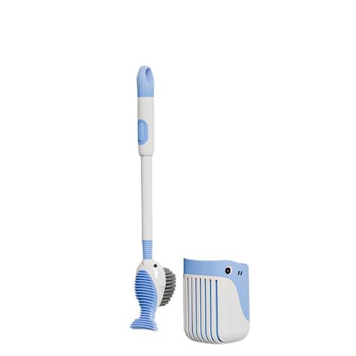 「喷液款！轻松安装」喷喷鲸加喷液马桶刷居家日用无死角清洁厕所刷子卫生间壁挂硅胶带底座工具 商品图4