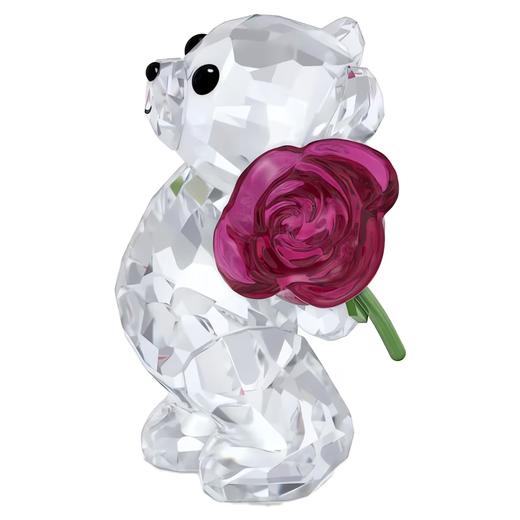 黑五特价！Swarovski水晶雕塑 拿玫瑰花🌹的小熊🐻 原价1200+黑5价￥450直邮到手 商品图1