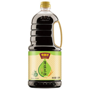 味事达 薄盐系列 薄盐生抽1.9L【减盐 酱油】点蘸凉拌酿造酱油 /粮油调味 /调味品 /酱油 商品图1
