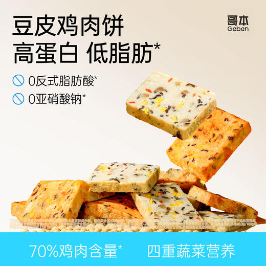 【69选15】【3袋】享轻™高蛋白豆皮鸡肉饼 商品图1