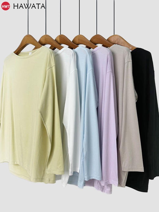 哈瓦塔全棉龟背长袖罩衫H360102 商品图0